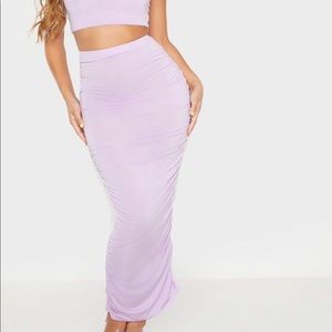 Lilac/lavender midaxi skirt